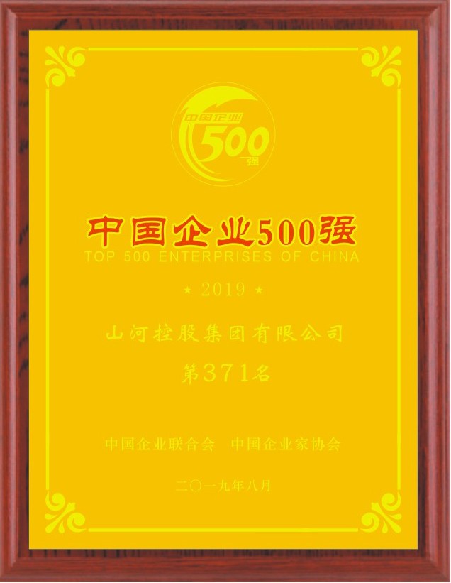 2019中国企业500强